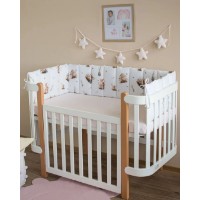 Protectie laterala pentru patut Veres Bambi and Company 3pcs (154.01.19) imaginea #3 — magazin online Desire.md