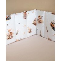 Protectie laterala pentru patut Veres Bambi and Company 3pcs (154.01.19) imaginea #2 — magazin online Desire.md