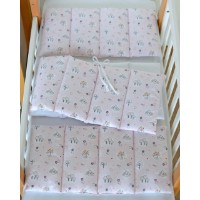 Protectie laterala pentru patut Veres Forest Pink 3pcs (154.01.29) imaginea #3 — magazin online Desire.md