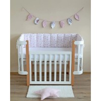 Protectie laterala pentru patut Veres Forest Pink 3pcs (154.01.29) imaginea #5 — magazin online Desire.md