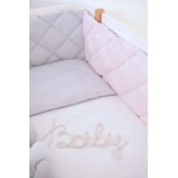 Бортики в кроватку Veres Grey/Pink 3pcs (154.01.04) фото №2 — интернет-магазин Desire.md