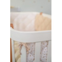 Бортики в кроватку Veres White/Beige 3pcs (154.01.06) фото №4 — интернет-магазин Desire.md