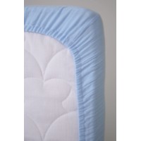 Детская простынь Veres 120x60cm Blue (142.1.02) фото №2 — интернет-магазин Desire.md