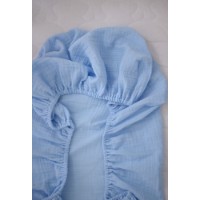Детская простынь Veres 120x60cm Blue (142.1.02) фото №3 — интернет-магазин Desire.md