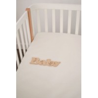 Детская простынь Veres 120x60cm Ivory (142.02) фото №3 — интернет-магазин Desire.md
