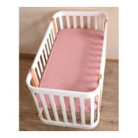 Детская простынь Veres 120x60cm Powder Rose (142.18) фото №3 — интернет-магазин Desire.md