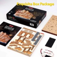 3D-puzzle CubicFun Natural Museum Mammoth 463pcs (L547h) imaginea #3 — magazin online Desire.md