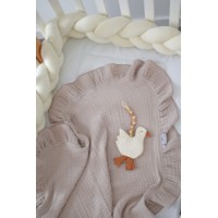 Плед для малышей Veres Muslin 80x80cm Beige (350.27) фото №4 — интернет-магазин Desire.md