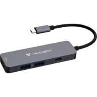 Разветвитель Verbatim USB-C Essentials Multiport Hub 4 ports (32155)