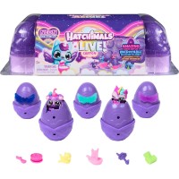Set jucării Hatchimals Alive Neon Rainbow Carton (6072615)