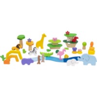 Set jucării Viga Tropical Tales Blocks 55pcs (44820)