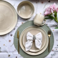 Набор сервировочных блюд Casa Masa Linda Cream 30cm 6pcs (M21) фото №3 — интернет-магазин Desire.md