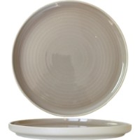Набор блюдец Casa Masa Rings Taupe 21cm 6pcs (E52)