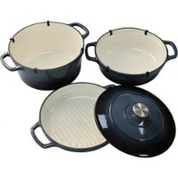 Seturi de vase pentru gătit CasaGrill 4pcs Grey 137133 imaginea #3 — magazin online Desire.md