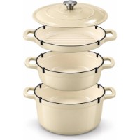 Seturi de vase pentru gătit CasaGrill 4pcs Ivory 137157