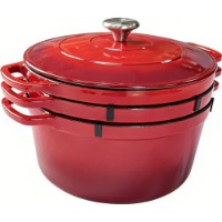 Seturi de vase pentru gătit CasaGrill 4pcs Red 137126 imaginea #3 — magazin online Desire.md