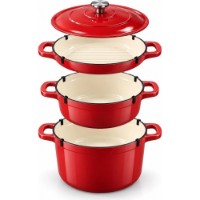 Seturi de vase pentru gătit CasaGrill 4pcs Red 137126
