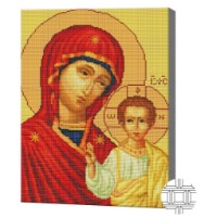 Mozaic cu diamante Art Gallery Premium Kazan Icon of the Mother of God 40x50cm (QB204533)