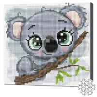 Mozaic cu diamante Art Gallery Premium Koala on a Tree 20x20cm (BJ1163)