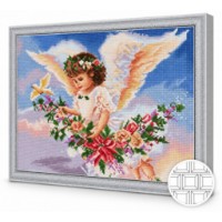 Mozaic cu diamante Art Gallery Premium Little Angel in the Heavens 40x50cm (QB200448)