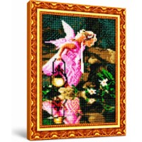 Mozaic cu diamante Art Gallery Premium Little Fairy in a Pink Dress 30x40cm (GB79535)