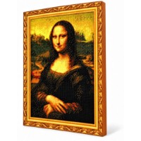 Mozaic cu diamante Art Gallery Premium Mona Lisa 40x50cm (GA82436)