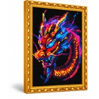 Mozaic cu diamante Art Gallery Premium Neon Dragon 30x40cm (GB89562)