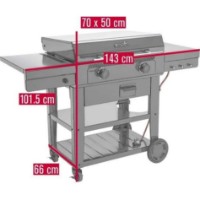 Мангал Char-Broil Versa-Tile Griddle 2 Burner (140241) фото №4 — интернет-магазин Desire.md