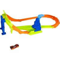 Drumul de joacă pentru copii Hot Wheels Stunt Tracks Jump Circuit Speedway (JHK74) imaginea #2 — magazin online Desire.md