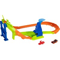 Drumul de joacă pentru copii Hot Wheels Stunt Tracks Jump Circuit Speedway (JHK74) imaginea #5 — magazin online Desire.md