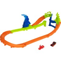 Drumul de joacă pentru copii Hot Wheels Stunt Tracks Jump Circuit Speedway (JHK74)