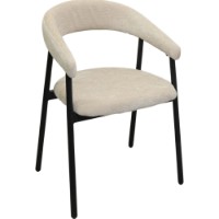 Scaun Deco Leto Beige/Black (SLET-WIZ-BEGBLK)