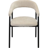 Scaun Deco Leto Beige/Black (SLET-WIZ-BEGBLK) imaginea #2 — magazin online Desire.md