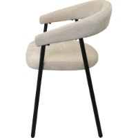 Scaun Deco Leto Beige/Black (SLET-WIZ-BEGBLK) imaginea #3 — magazin online Desire.md
