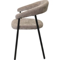 Scaun Deco Leto Brown/Black (SLET-WIZ-BRNBLK) imaginea #3 — magazin online Desire.md
