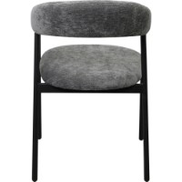 Scaun Deco Leto Grey/Black (SLET-WIZ-GRYBLK) imaginea #2 — magazin online Desire.md