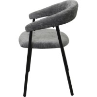 Scaun Deco Leto Grey/Black (SLET-WIZ-GRYBLK) imaginea #3 — magazin online Desire.md