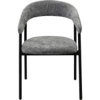 Scaun Deco Leto Grey/Black (SLET-WIZ-GRYBLK) imaginea #4 — magazin online Desire.md