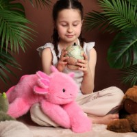 Jucărie de pluș Histoire d'Ours Axolotl Plush 50cm (HO3397) imaginea #5 — magazin online Desire.md