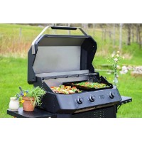 Газовый гриль Cozze G-800 3 Burner Combo Plancha-Grill (90505) фото №9 — интернет-магазин Desire.md