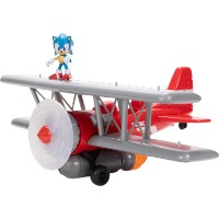 Avion Sonic The Hedgehog Tornado Biplane with Sonic Figure (423284)