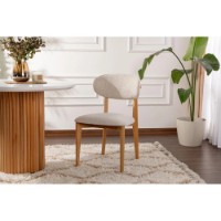 Set scaune Hanah Home LionteWhite Light Oak 2pcs imaginea #5 — magazin online Desire.md