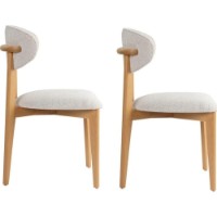 Set scaune Hanah Home LionteWhite Light Oak 2pcs imaginea #3 — magazin online Desire.md