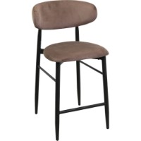 Барный стул Deco Meridian Catifea Brown HLR 49/Black (SBMERC-HGT-BRNBLK)