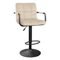 Барный стул Deco SB-042 Catifea Beige/Black Legs