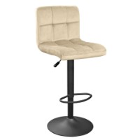 Барный стул Deco SB-044 Catifea Beige/Black Legs