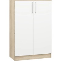 Dulăpior Mobildor-Lux Practik 80x40x120H Oak Sonoma/White (10008729)
