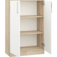 Dulăpior Mobildor-Lux Practik 80x40x120H Oak Sonoma/White (10008729) imaginea #2 — magazin online Desire.md