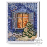 Mozaic cu diamante Art Gallery Premium New Year's Eve 40x50cm (QB205859)