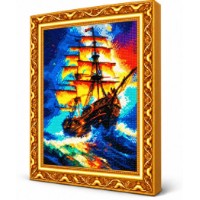 Mozaic cu diamante Art Gallery Premium On the Waves of Adventure 40x50cm (GA89181)
